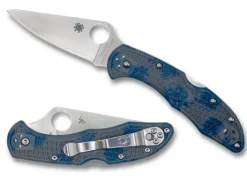 Delica® 4 Gray-Blue Zome Super Blue Sprint Run®-Spyderco Best