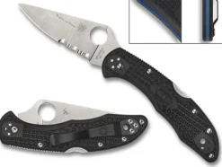 Delica® 4 Lightweight Thin Blue Line-Spyderco Clearance