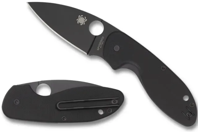 Efficient™ G-10 Black/Black Blade-Spyderco