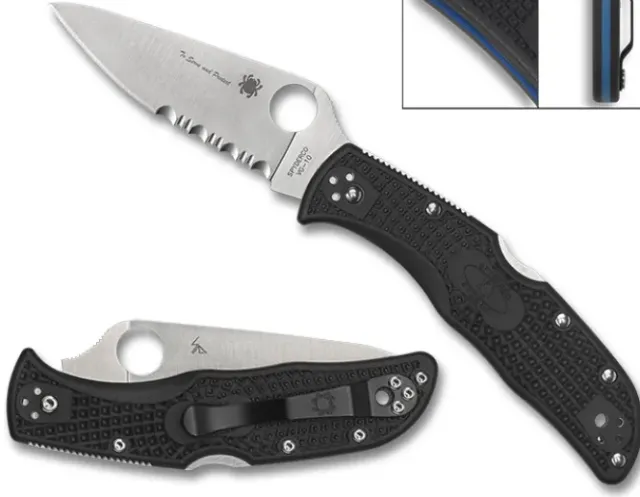 Endela® Lightweight Thin Blue Line-Spyderco