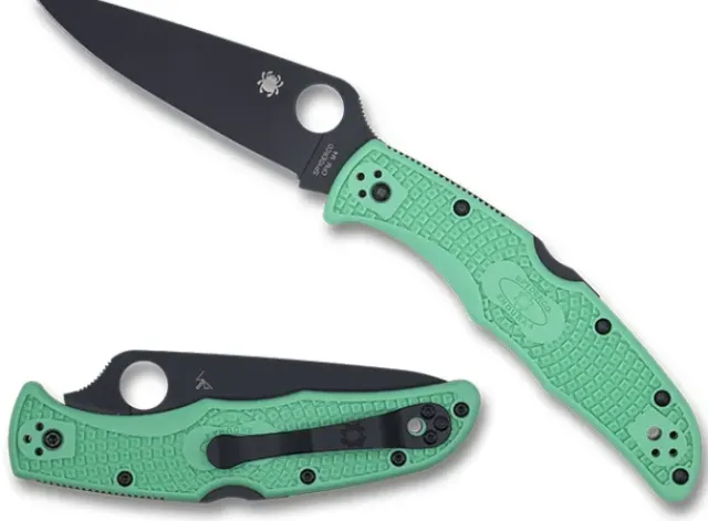 Endura® 4 Lightweight Mint FRN CPM M4 Black Blade Exclusive-Spyderco