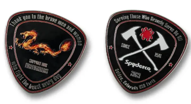 Fire Dragon Coin 2021-Spyderco