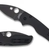 Lil' Native® Smooth Black G-10 CPM CRU-WEAR Black Blade Exclusive-Spyderco Best