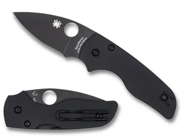 Lil' Native® Smooth Black G-10 CPM CRU-WEAR Black Blade Exclusive-Spyderco Best