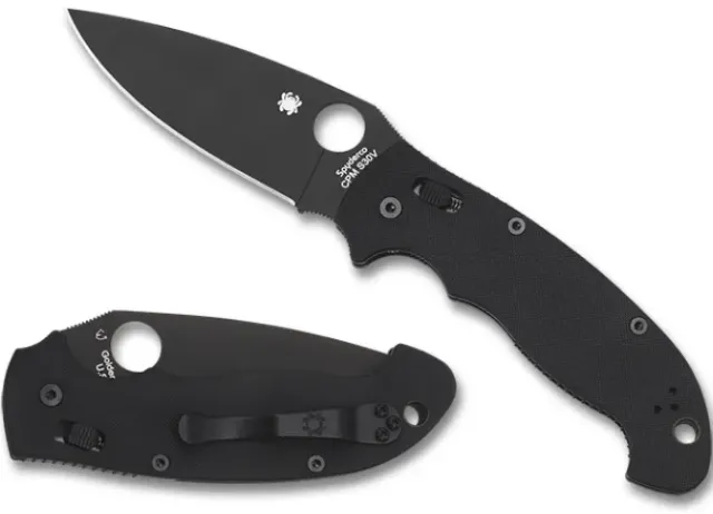 Manix® 2 XL Black G-10/Black Blade-Spyderco Clearance