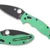 Manix&reg; 2 Lightweight FRCP Mint Green CPM M4 Black Blade Exclusive-Spyderco Outlet