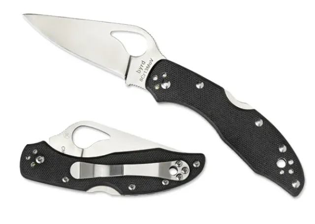 Meadowlark® 2 G-10 Black-Spyderco Hot