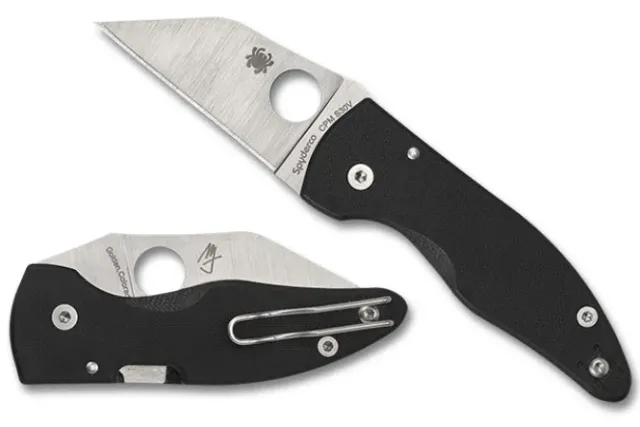 MicroJimbo™ Black G-10 PlainEdge-Spyderco Best