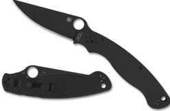Military™ 2 Black G-10 Black Blade-Spyderco Best