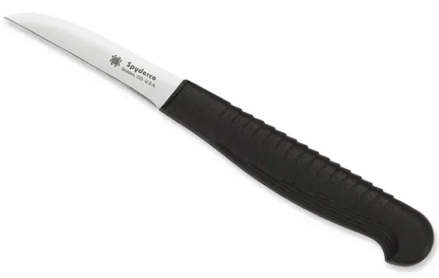 Mini Paring Knife Polypropylene Black-Spyderco