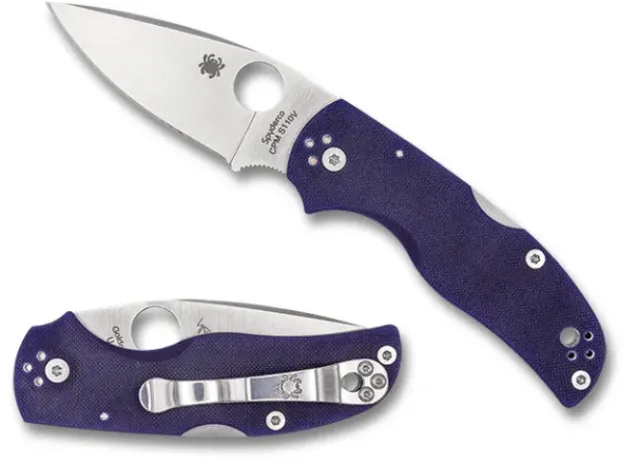 Native® 5 G-10 Dark Blue CPM S110V-Spyderco Clearance