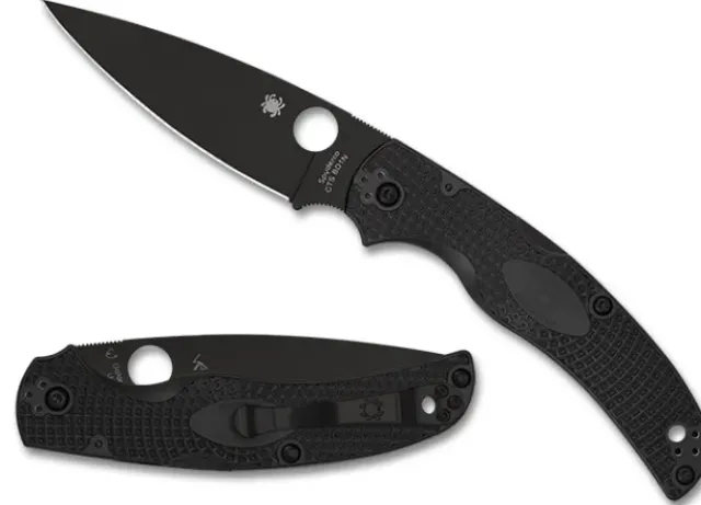 Native Chief™ Black Lightweight Black Blade-Spyderco