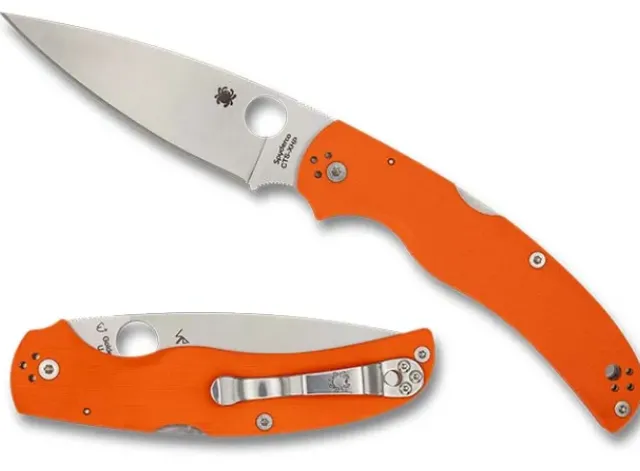 Native Chief™ Orange G-10 CTS XHP Exclusive-Spyderco Hot