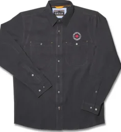 Orvis® Men's Tech Chambray Work Shirt Black Long Sleeve-Spyderco Outlet