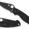 Para Military® 2 G-10 Black/Black Blade-Spyderco Outlet