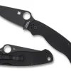 Para Military® 2 Smooth G-10 CPM CRU-WEAR Black Blade Exclusive-Spyderco