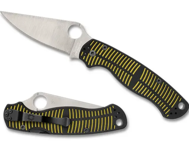Para Military® 2 Salt Yellow/Black CPM MagnaCut®-Spyderco