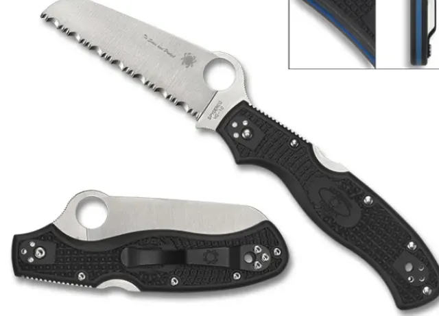 Rescue™ 3 Lightweight Thin Blue Line-Spyderco New