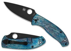 TENACIOUS® R.I.L. DISARRAY™ FINISH D2 Black Blade-Spyderco Hot