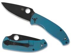 Tenacious&reg; R.I.L. Blue Titanium Black Blade-Spyderco Sale