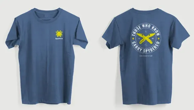 Those Who Know T-Shirt (Heather Dark Gray)-Spyderco Online