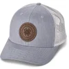 Trucker Hat Gray/Gray with Patch-Spyderco Hot