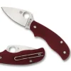 Urban&trade; Red G-10 CPM S90V Exclusive-Spyderco Outlet