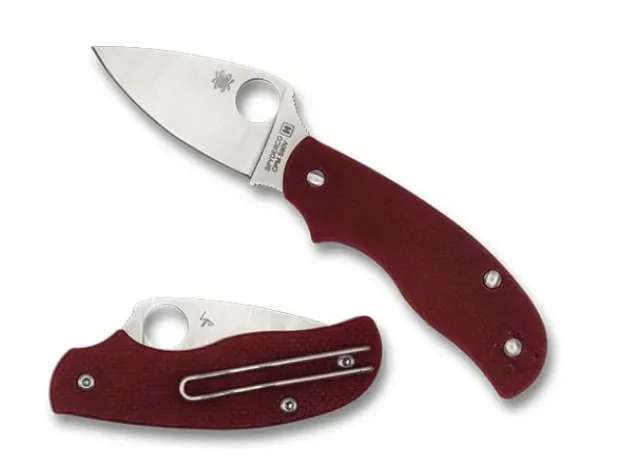Urban™ Red G-10 CPM S90V Exclusive-Spyderco Outlet