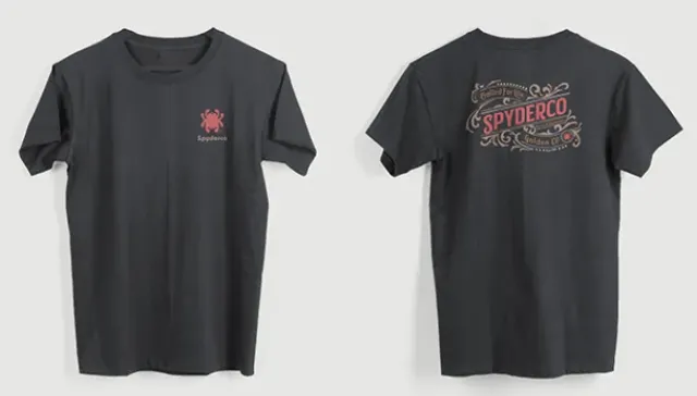 Western T-Shirt (Charcoal)-Spyderco Online