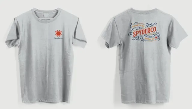 Western T-Shirt (Ice Gray)-Spyderco